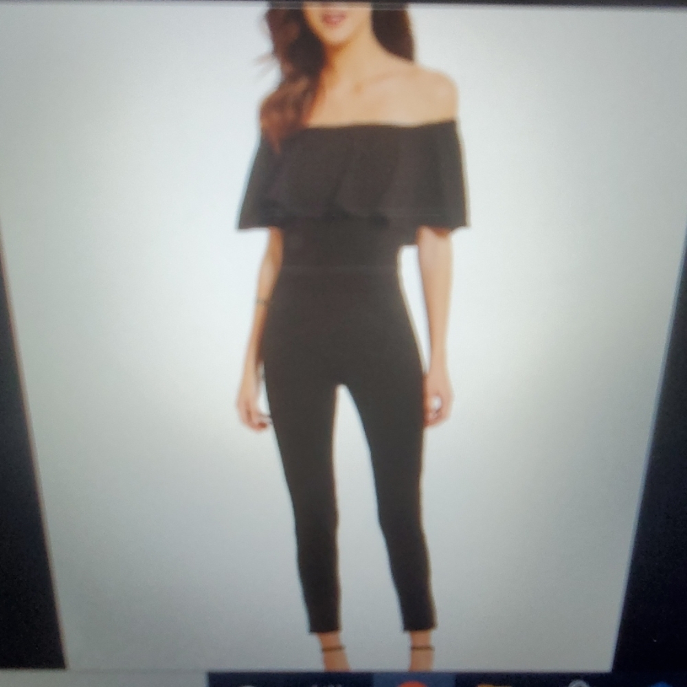 Sugarlips Fliunce Off -the -Shoulder Jumpsuit